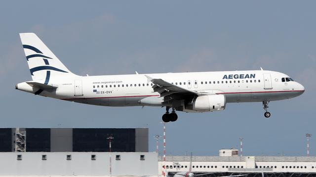 SX-DVV:Airbus A320-200:Aegean Airlines